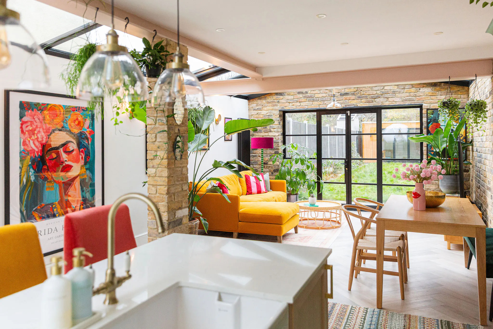 Living space after a bespoke room design