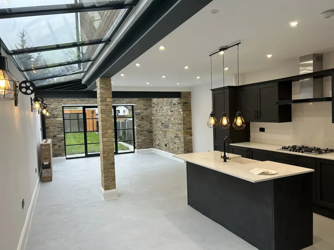 Living space before a bespoke room design